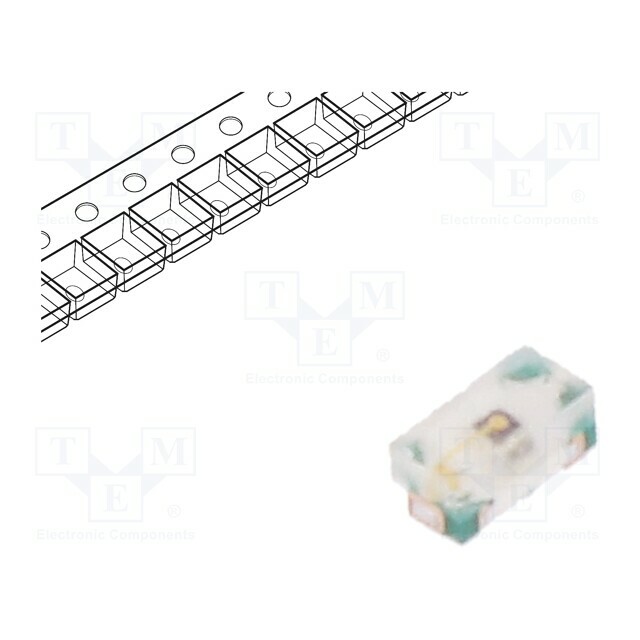 REFOND LED; yellow; SMD; 0402; 8÷100mcd