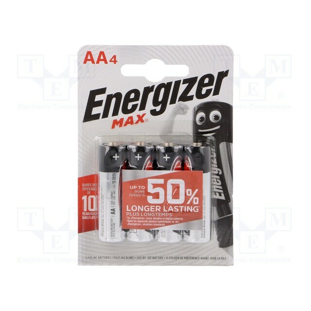 ENERGIZER Battery: alkaline; AA; 1.5V