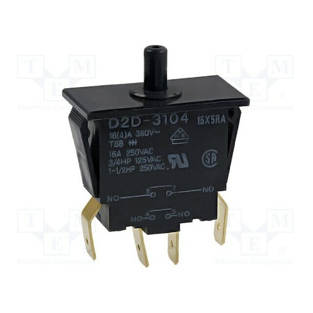 OMRON Electronic Components Switch: door; Pos: