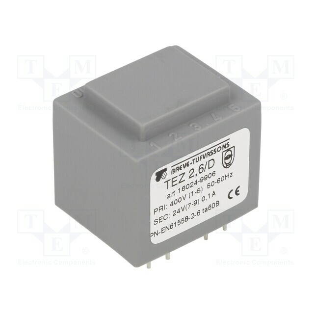 BREVE TUFVASSONS Transformer: encapsulated; 2.5VA