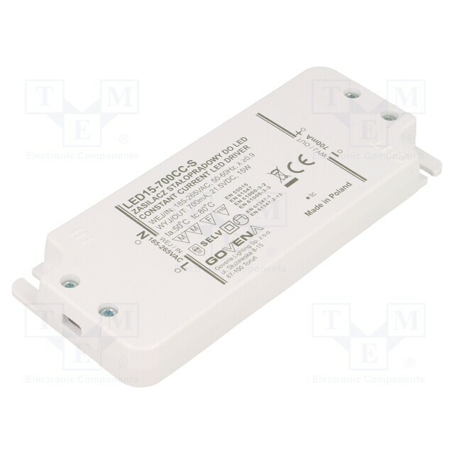 GOVENA Power supply: switching; LED; 15W