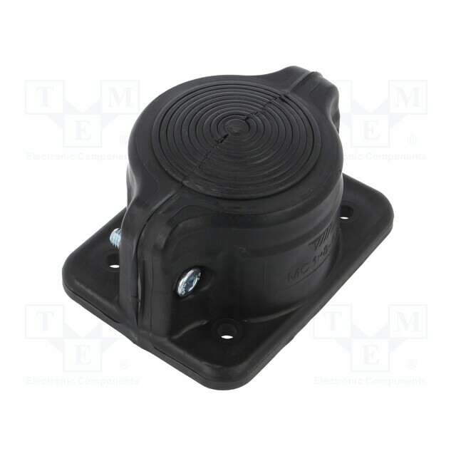 TRELLEBORG Grommet; black; Holes no: 1