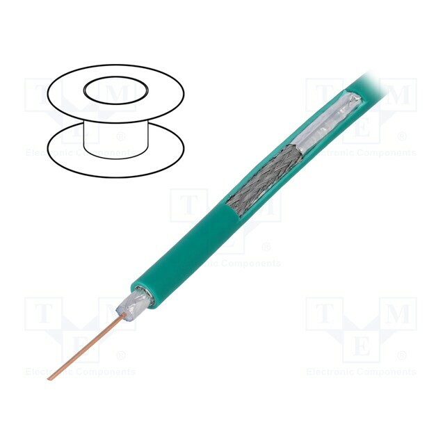 TELESTE Wire: coaxial; RG59; wire; Cu