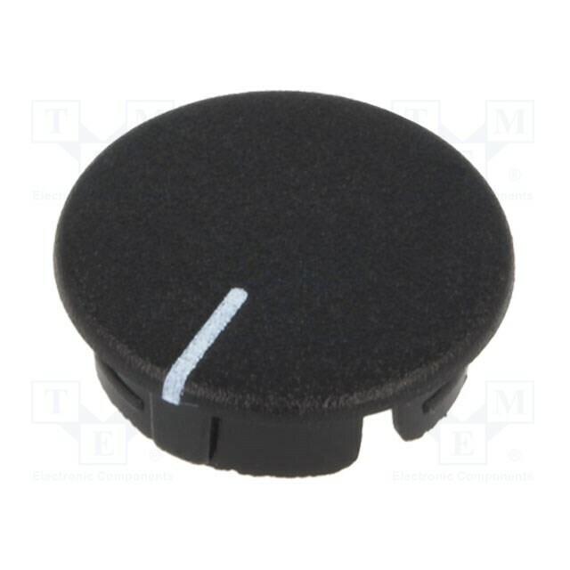 OKW Cap; ABS; black; push-in; Pointer: