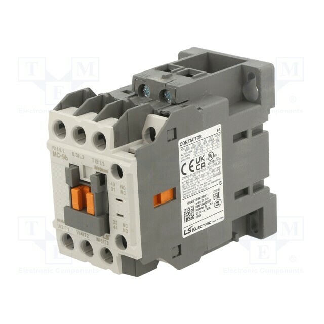 LS ELECTRIC Contactor: 3-pole; NO x3