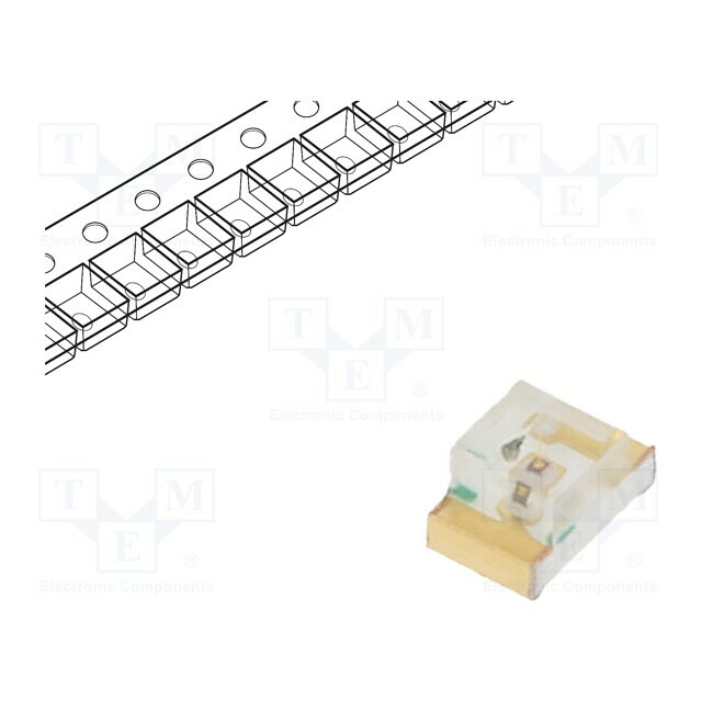 KINGBRIGHT ELECTRONIC LED; yellow; SMD; 0805