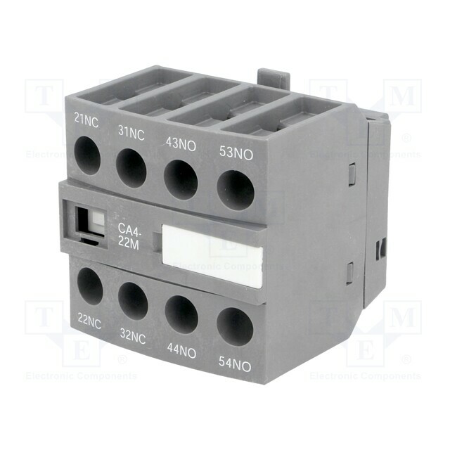 ABB Auxiliary contacts; screw terminals; front