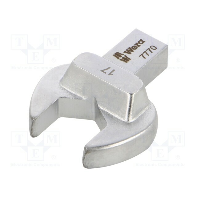 Wrench tip; torque,spanner; Spanner: 17mm