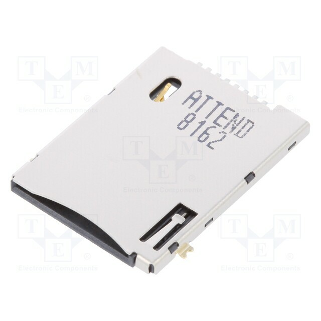 ATTEND Connector: for cards; SIM; push-push