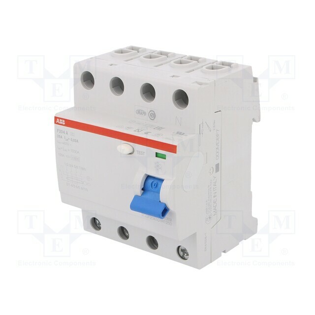 ABB RCD breaker; Inom: 25A; Ires: