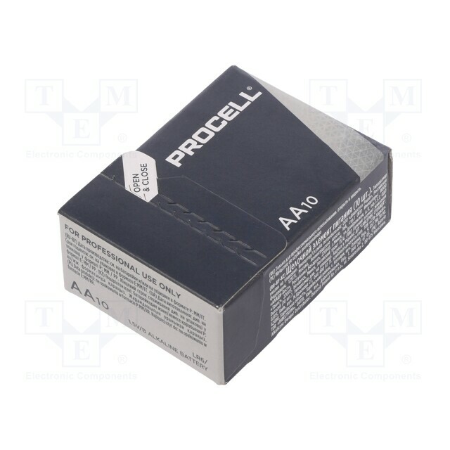 PROCELL Battery: alkaline; AA; 1.5V