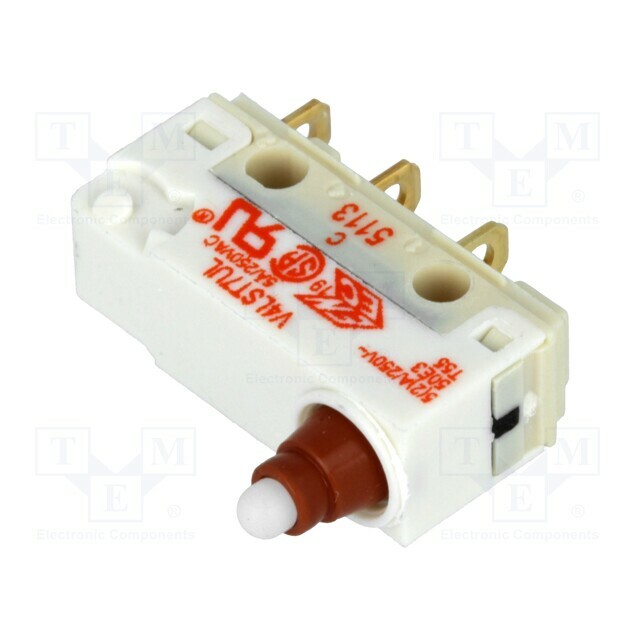 SAIA-BURGESS Microswitch SNAP ACTION; 5A/250VAC; without
