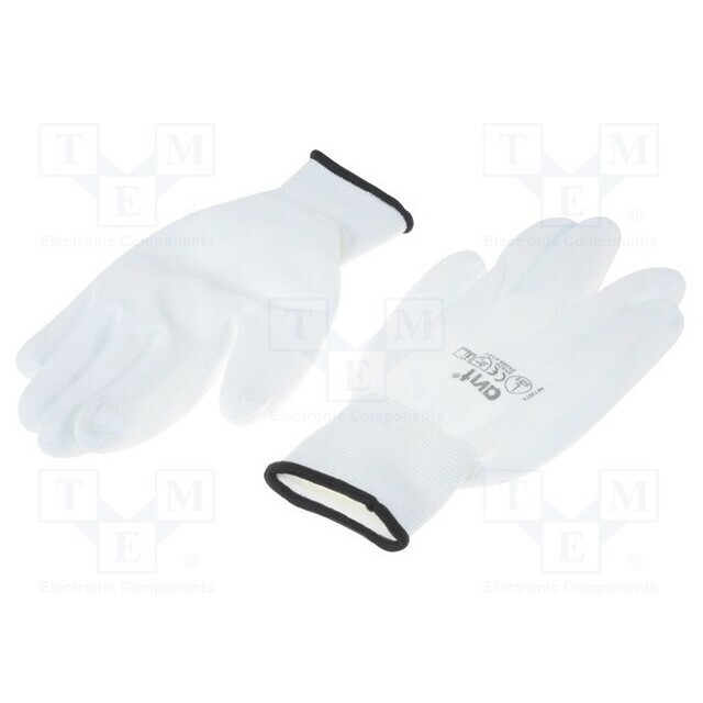 AVIT Protective gloves; Size: L; white
