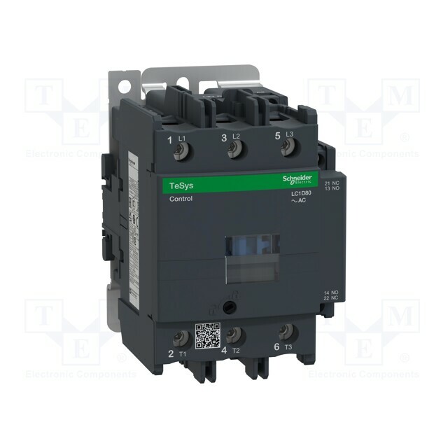 SCHNEIDER ELECTRIC Contactor: 3-pole; NO x3
