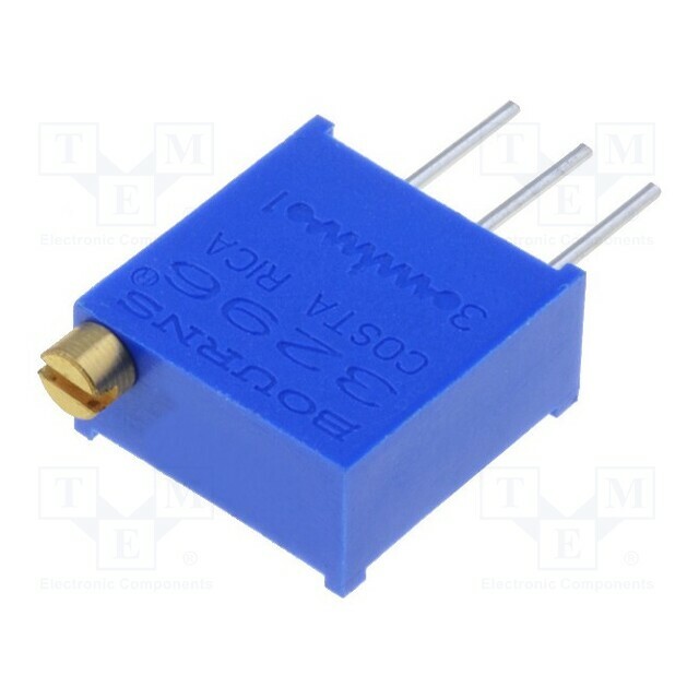 BOURNS Potentiometer: mounting; 500kΩ; multiturn; 500mW