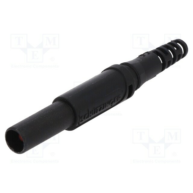 SCHUTZINGER Laboratory connector: 4mm banana; plug