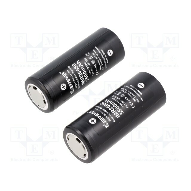 KEEPPOWER Re-battery: Li-Ion; 18500; 3.7V