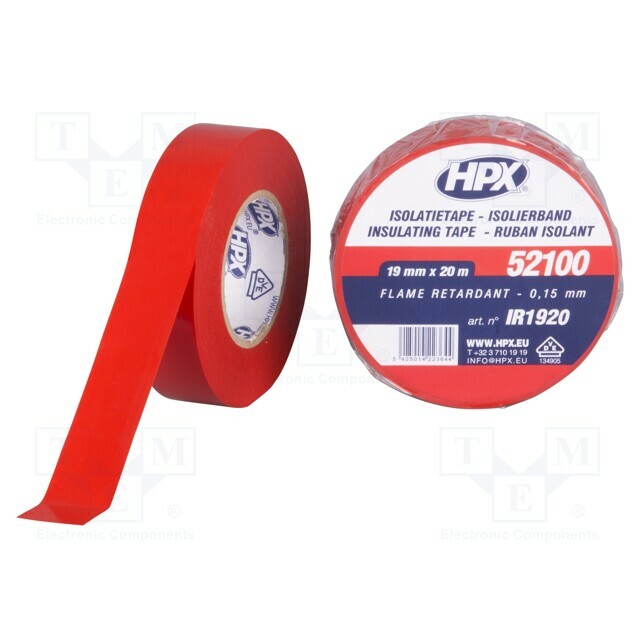 Tape: electrical insulating; W: 19mm; L: