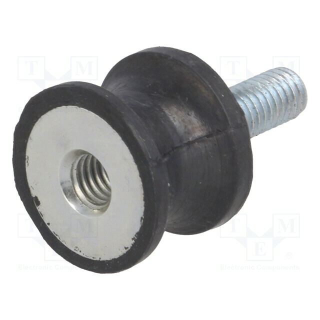 ELESA+GANTER Vibration damper; M6; Ø: 20mm