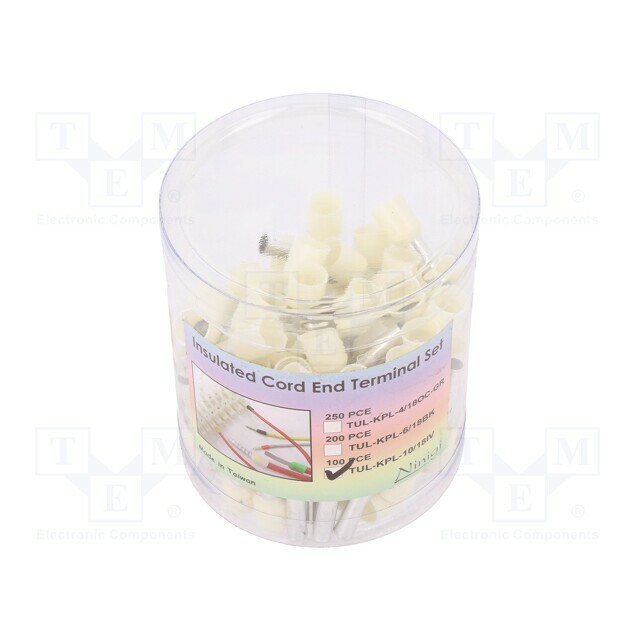 NINIGI Tip: bootlace ferrule-kit; insulated; 10mm2