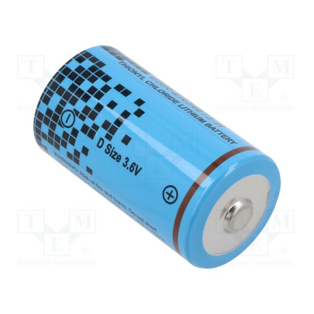 ULTRALIFE Battery: lithium; D; 3.6V