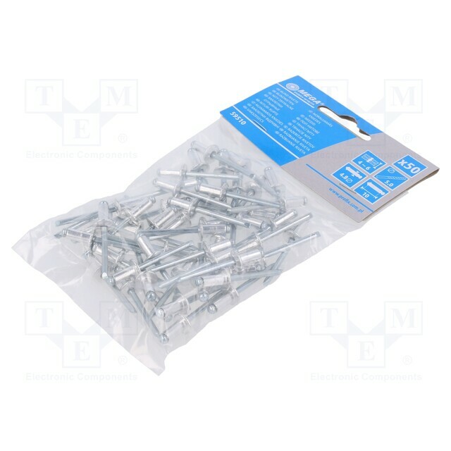 MEGA Rivet; aluminium; Rivet diam: 4
