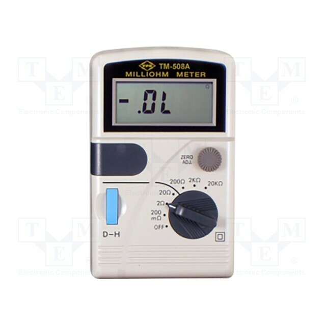 TENMARS Milli-ohm meter; LCD; 3,5