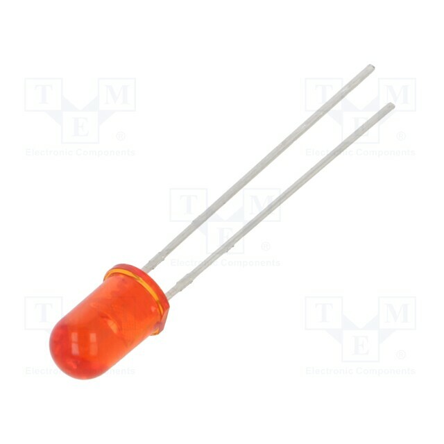 EVERLIGHT LED; red; 5mm; 400mcd; 25°
