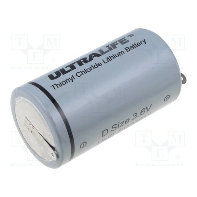 ULTRALIFE Battery: lithium; D; 3.6V