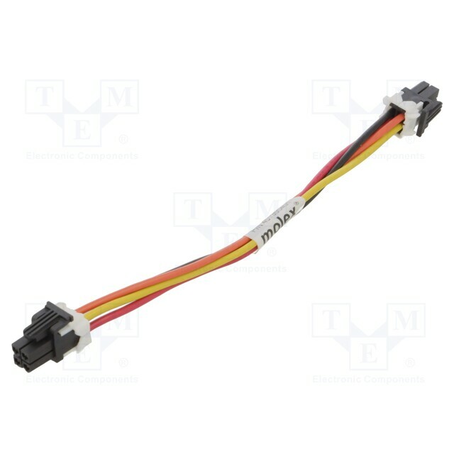 MOLEX Cable; 150mm; black; 300V; Plating: