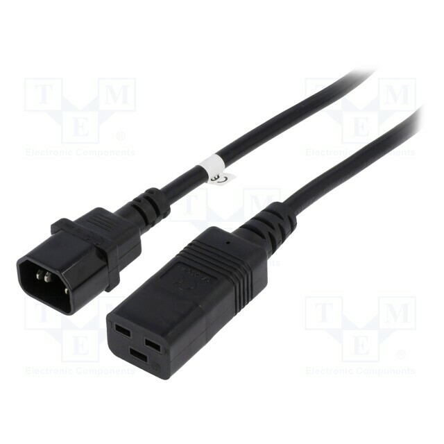 Cable; H05VV-F; 3x1.5mm2; IEC C14
