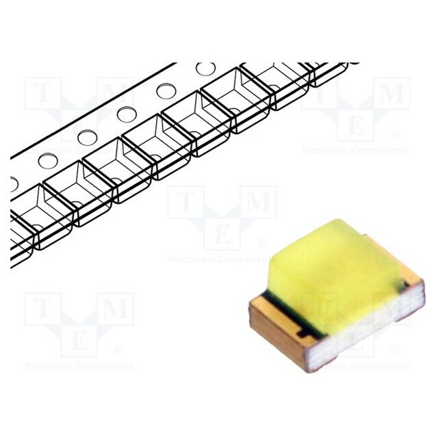 LITEON LED; white cold; SMD; 112÷450mcd