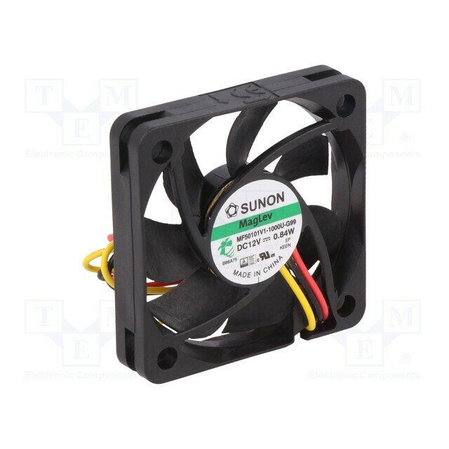 SUNON Fan: DC; 50x50x10mm; axial; 12VDC