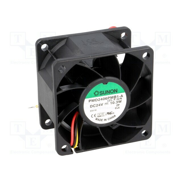 SUNON Fan: DC; 60x60x38mm; axial; 24VDC