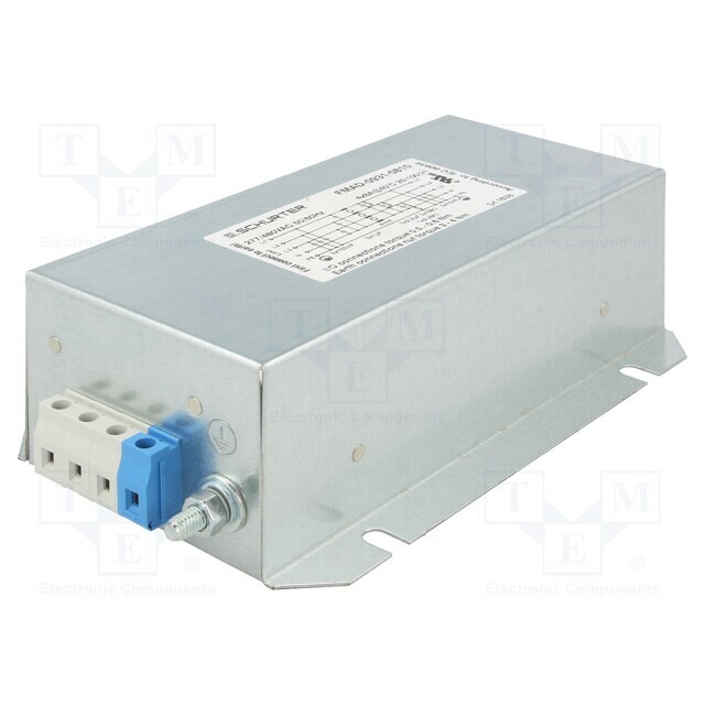 SCHURTER Filter: anti-interference; three-phase; 480VAC; screw