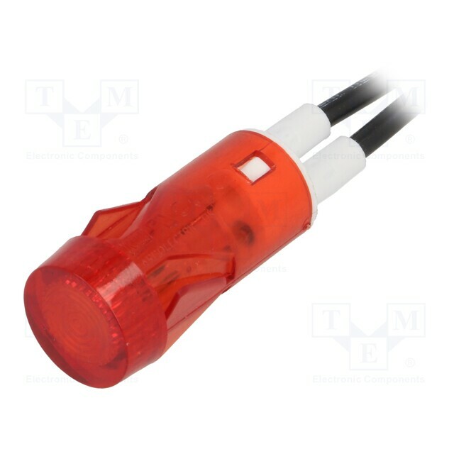 BULGIN Indicator: with neon lamp; flat