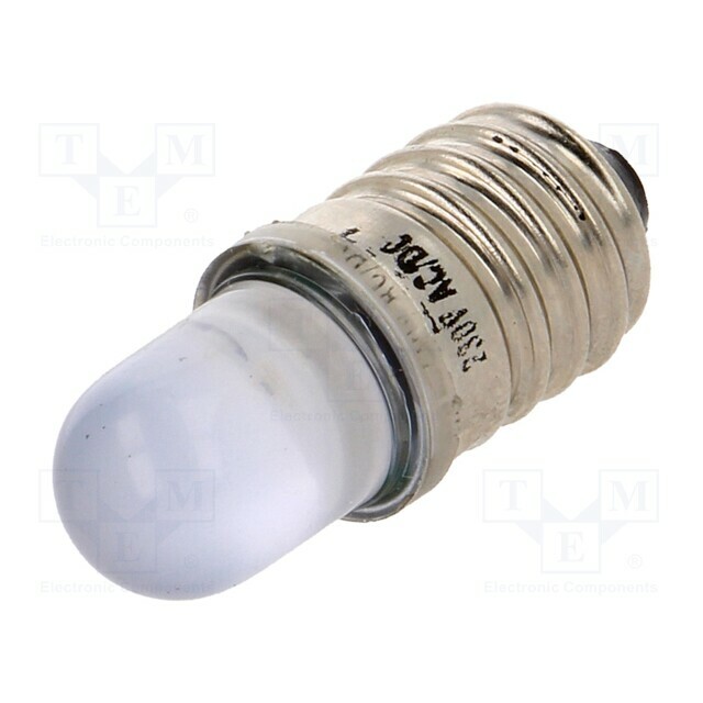 POLAM-ELTA LED lamp; E10; blue; 230VAC