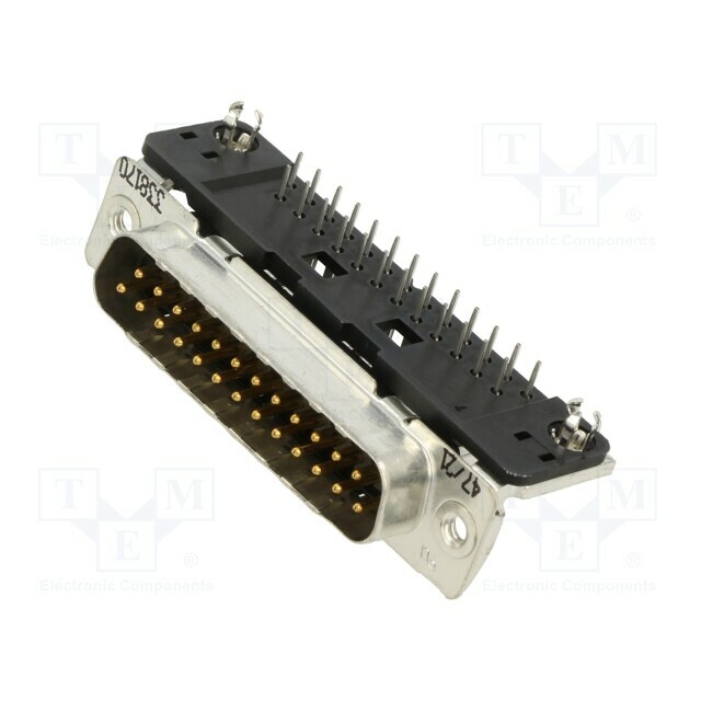 TE CONNECTIVITY Connector: D-Sub; plug; Plating: