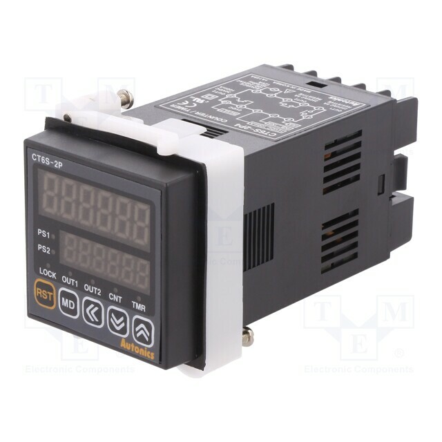 AUTONICS Counter: electronical; LED x2; time/pulses