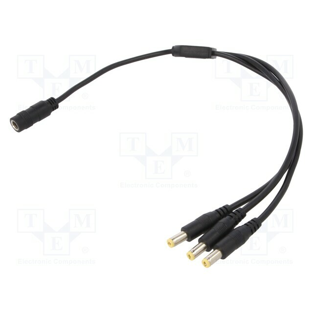 Cable; 2x0.5mm2; DC 5,5/2