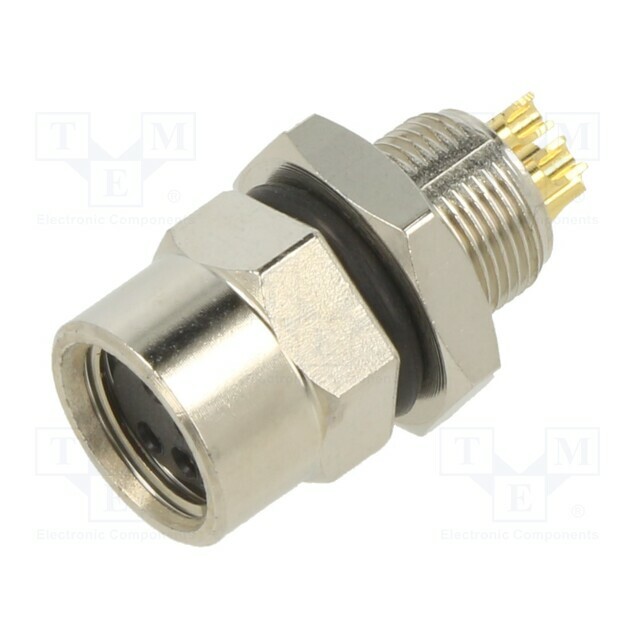 TE CONNECTIVITY Connector: M8; socket; female
