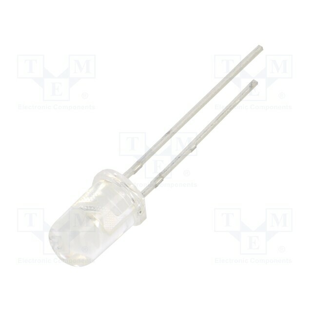 EVERLIGHT LED; red; 5mm; 1600mcd; 20°