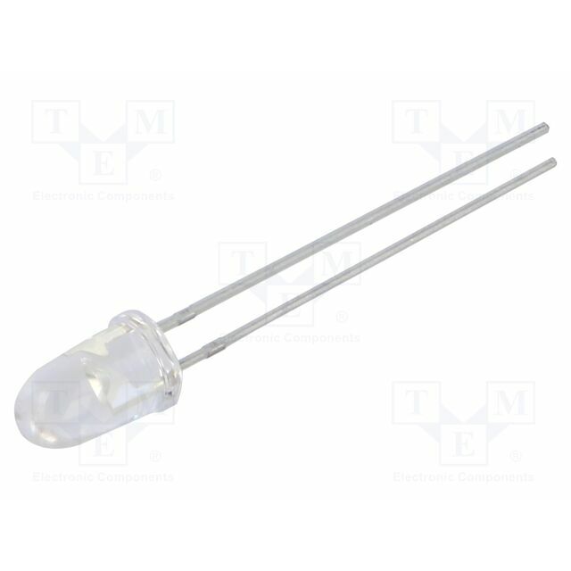 EVERLIGHT LED; red; 5mm; 1000mcd; 6°