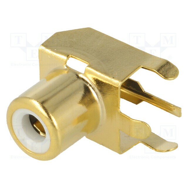 KEYSTONE Connector: RCA; socket; female; angled