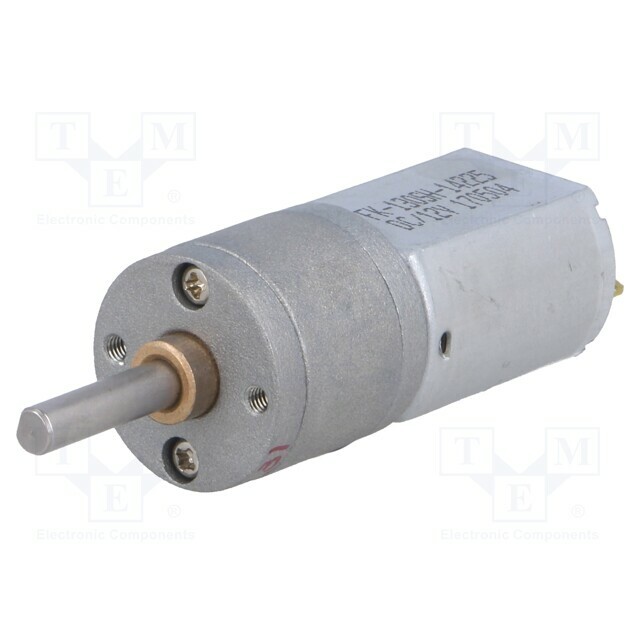 Motor: DC; with gearbox; 12VDC; 1