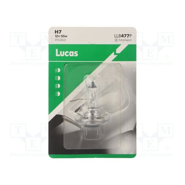 LUCAS Filament lamp: automotive; PX26d; 55W