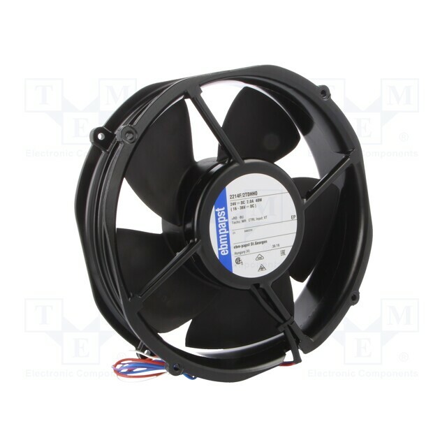 EBM-PAPST Fan: DC; Ø197x50mm; axial; 24VDC