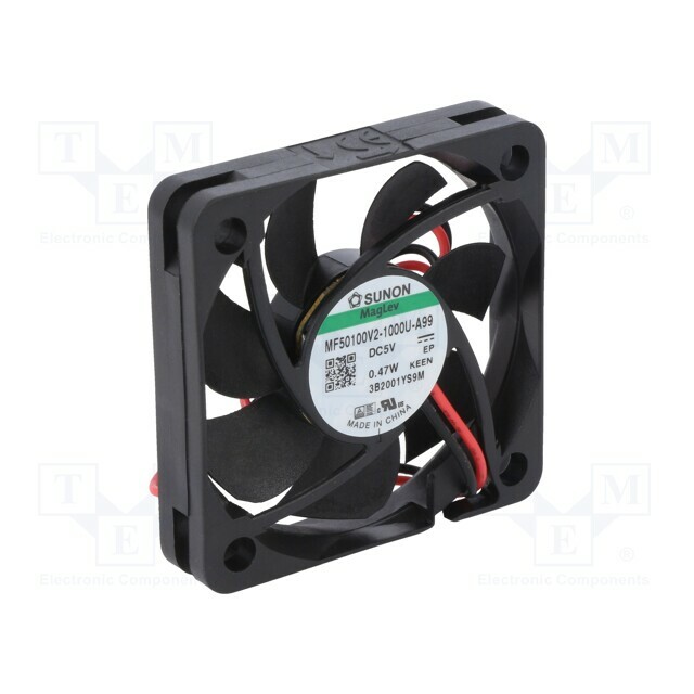 SUNON Fan: DC; 50x50x10mm; axial; 5VDC