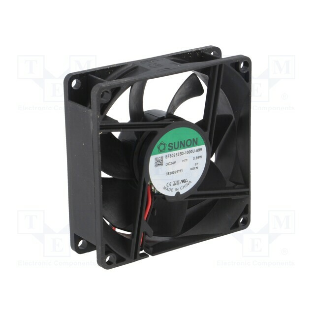 SUNON Fan: DC; 80x80x25mm; axial; 24VDC