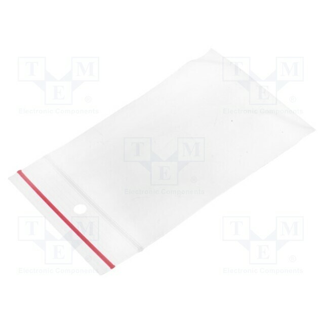PLAST Self-seal bag; L: 80mm; Width: